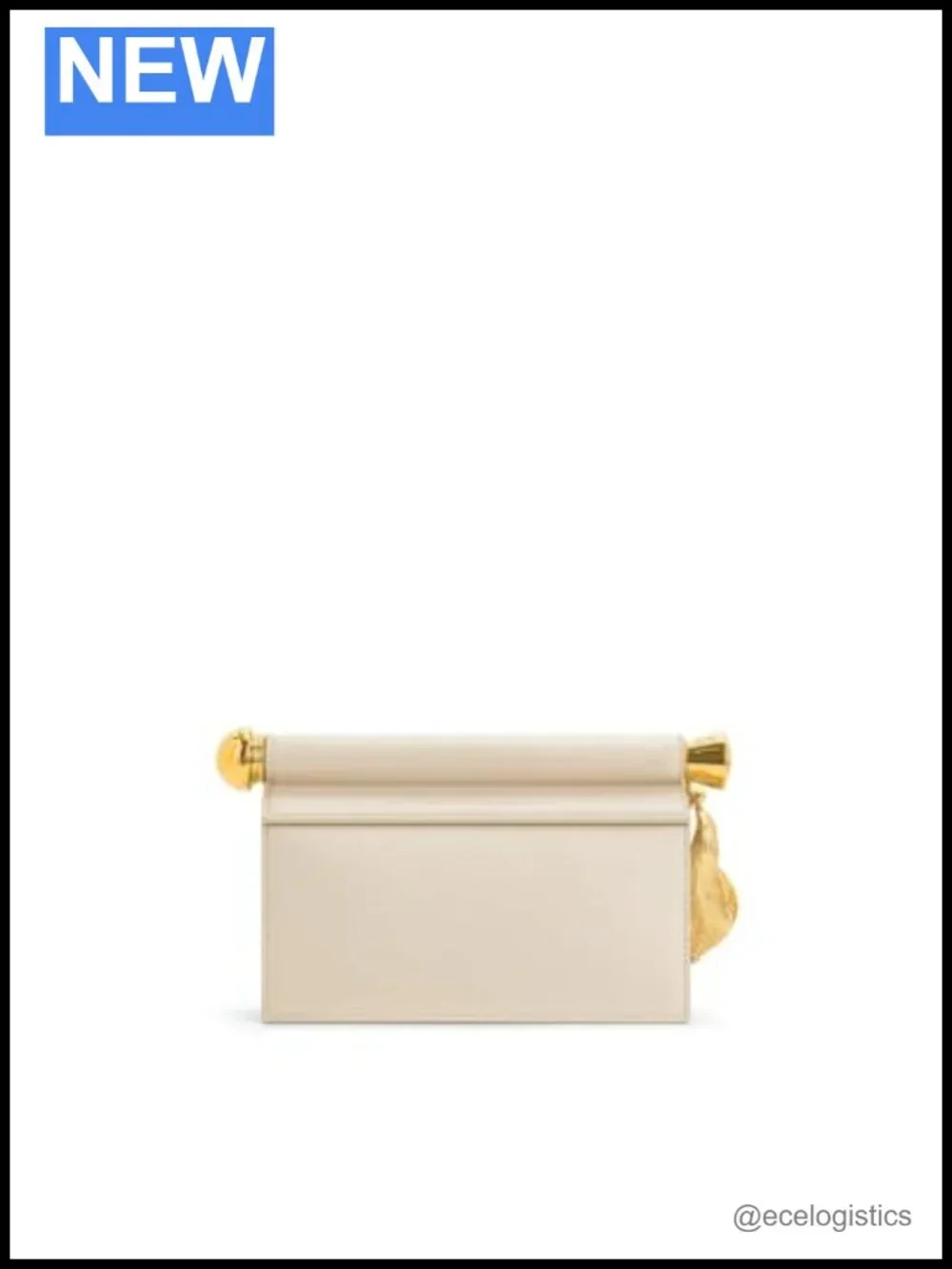 JW PEI Holly Metal Pendant Embellished Clutch Vegan Leather
